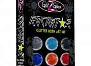 Neat and crisp save 25 On RockStar Glitter Tattoo Kit By Glitz Glam now on sale
