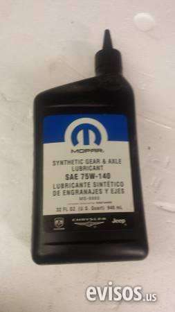 Now on sale oem mopar 75w140 synthetic diff fluid best price